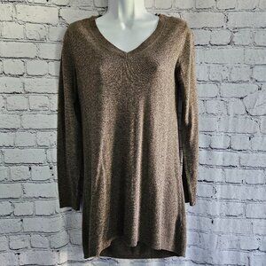 Women's Light Brown Tunic Top, size Small (S)